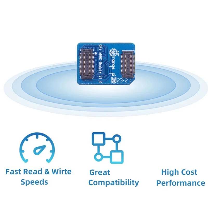 Modulo EMMC N93R 256 GB 3D NAND Velocità di lettura e scrittura veloci per Orange Pi 5 Plus/Pro/Max/Ultra 4A RV2 3B