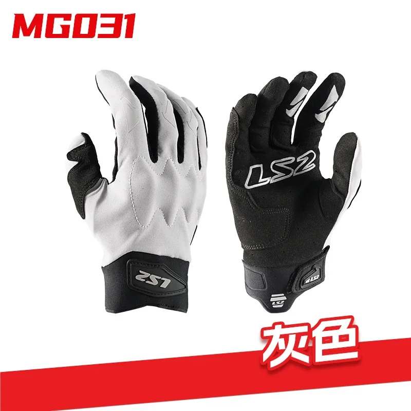 LS2 HIKER MAN guantes de motocicleta transpirables resistentes al desgaste equipo de protección guantes de verano táctiles MG031
