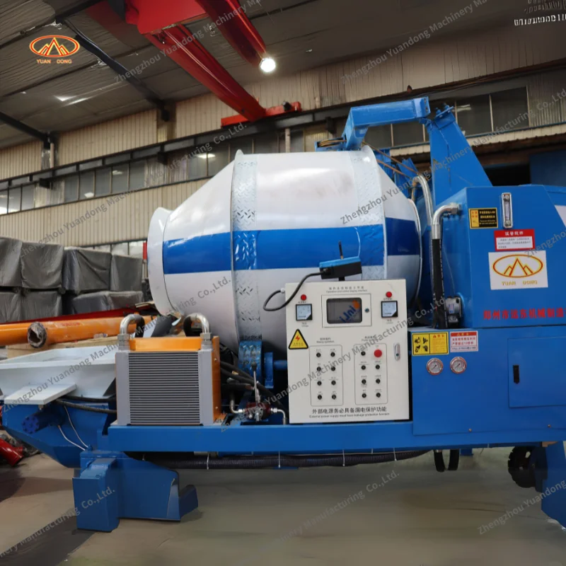 حار بيع مضخة خلاط البناء الخرساني مع خلاط الخرسانة Zsm500 خلاط الخرسانة الصغيرة المحمولة مع مضخة #5