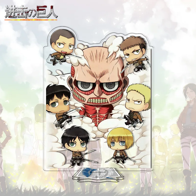 Angriff auf Titan Acryl Ständer 41-80 Anime Figur Nach Maß Dropshipping Großhandel One Piece Merchandise Sammlerstück Geschenk für