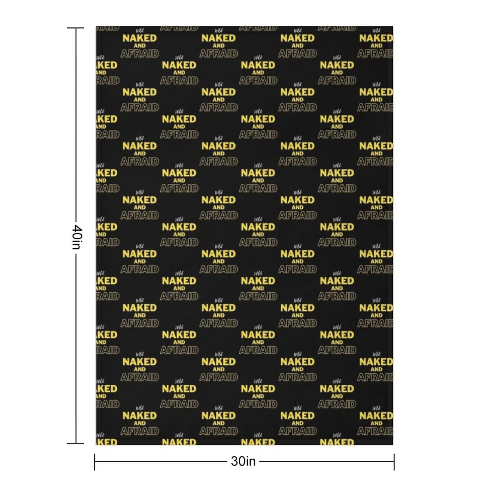 Funny Naked and Afraid TV Show Fan Gift Throw Blanket Extra Large Throw Hair Sleeping Bag Thermals For Travel Baby Blankets