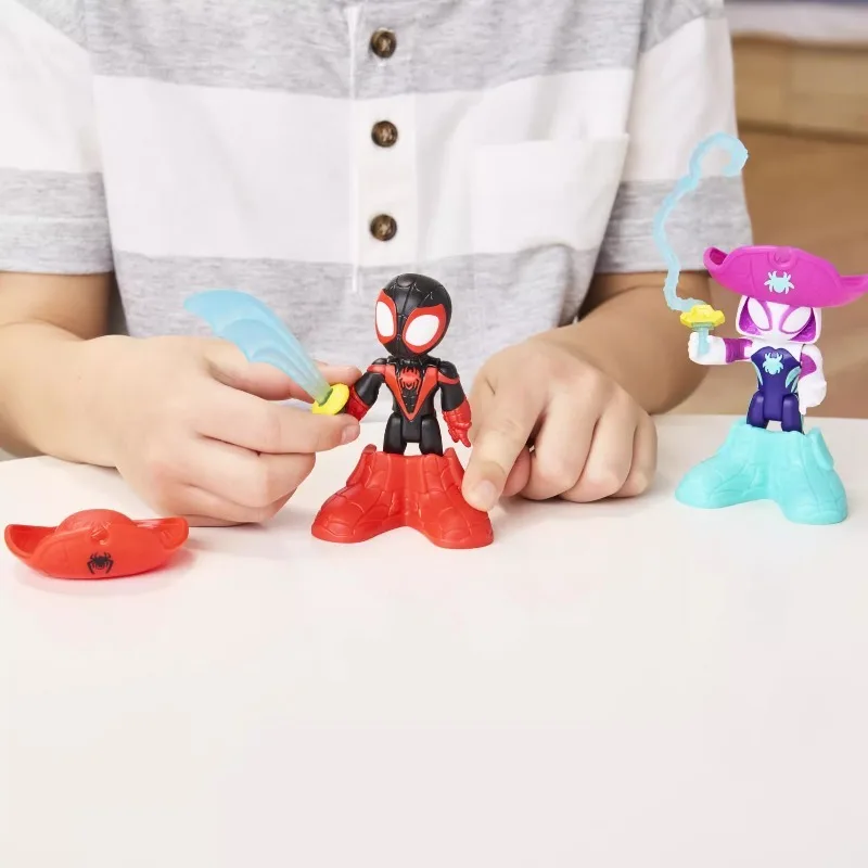 スパイダーマンとその素晴らしい仲間たち アップグレードスーツ アクションフィギュア モデル キッズトイ コレクションオーナメント