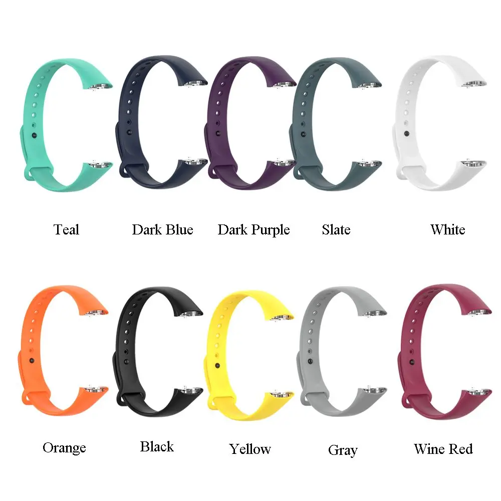 إكسسوارات السوار أبازيم حزام لينة سيليكون معصمه استبدال حزام الساعات تنفس لGalaxy Fit SM-R370 #6