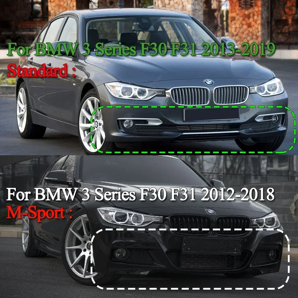 

Car Front Bumper Lip Spoiler Splitter Diffuser BodykitsFor BMW 3 Series F30 F31 Standard 2013-2019 &F30 F31 M-Sport 2012-2018