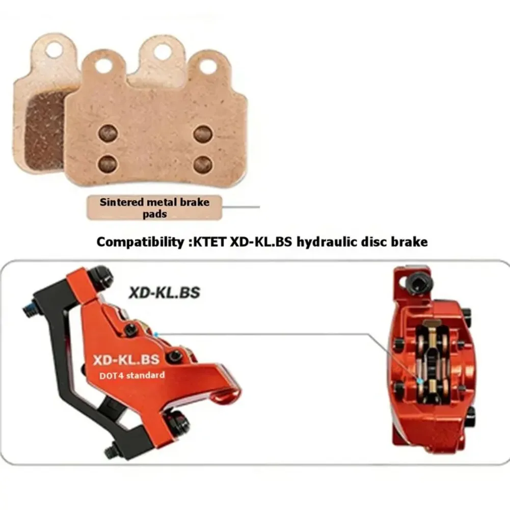 Plaquettes de frein hydrauliques XD-KLBS-DOT4 pour vélos électriques exigeant des performances cohérentes sous des conditions de charge variables