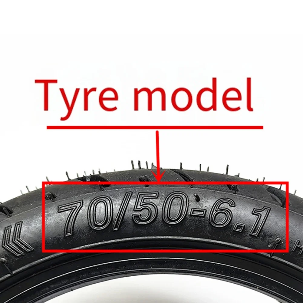 

10x2-6.1 (70/50-6.1) Tubeless Electric Scooter Tire - Wear-Resistant Rubber Vacuum Tire For -Dualtron & 10-Inch Mini Scooters