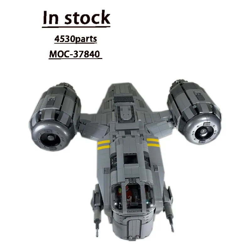 

MOC-37840Movie Clip Outer Space Spaceship Battleship Building Block Model4530Parts MOC Creative Boy Children's Birthday Toy Gift