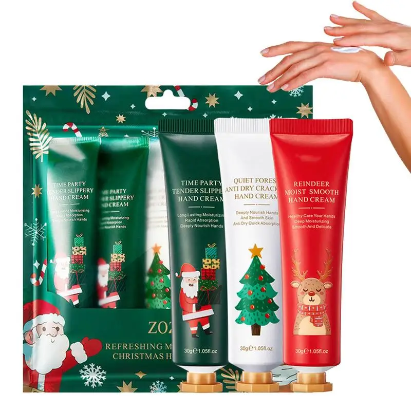 

Winter Hand Lotion Christmas Style Hand Cream Dry Cracked Hands Body Moisturizing Hand Cream Anti Chap Repairing Hands Care