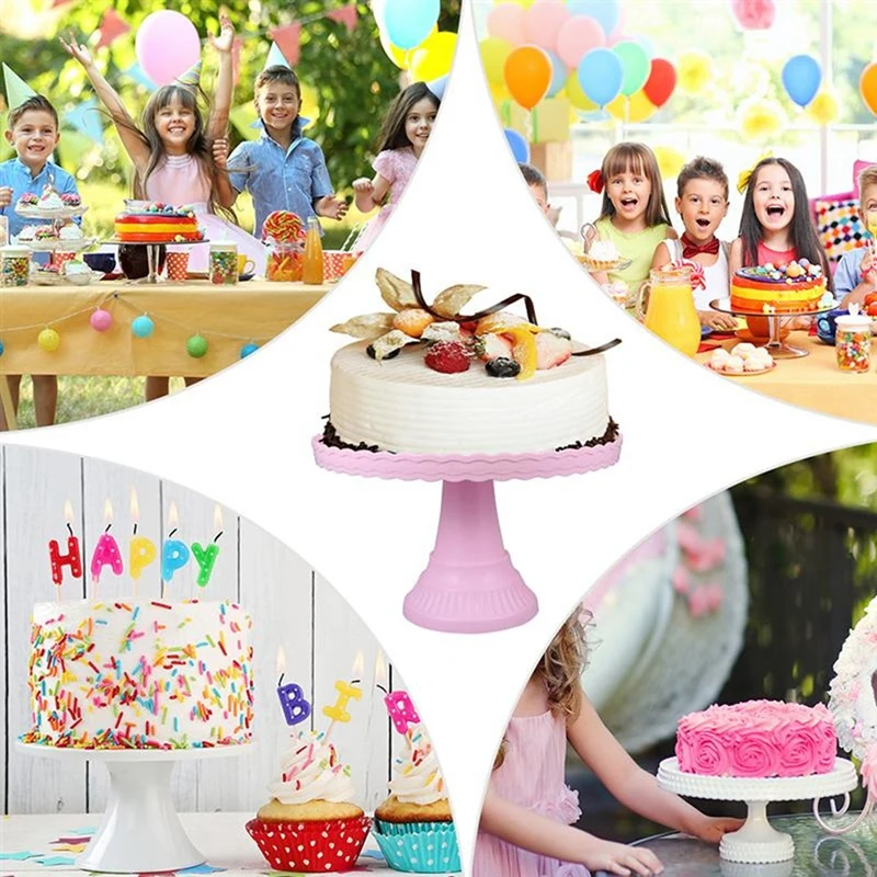 Plastic Cake Stand Display Rack Wedding Decoration Birthday Cake Tray Dessert Cake Tools Birthday Party Dessert Tray