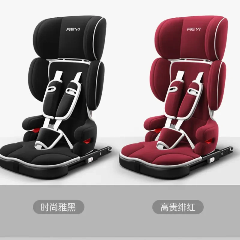 Child safety seat for car use, simple and portable folding car universal, 7 months -12 years old, 4 baby seats, 3