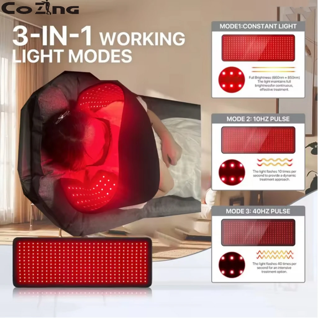 

Пояс-накидка для тела с инфракрасной терапией 360 Red и LED-подогревом: аппарат для восстановления мышц и суставов плеча, снятия боли