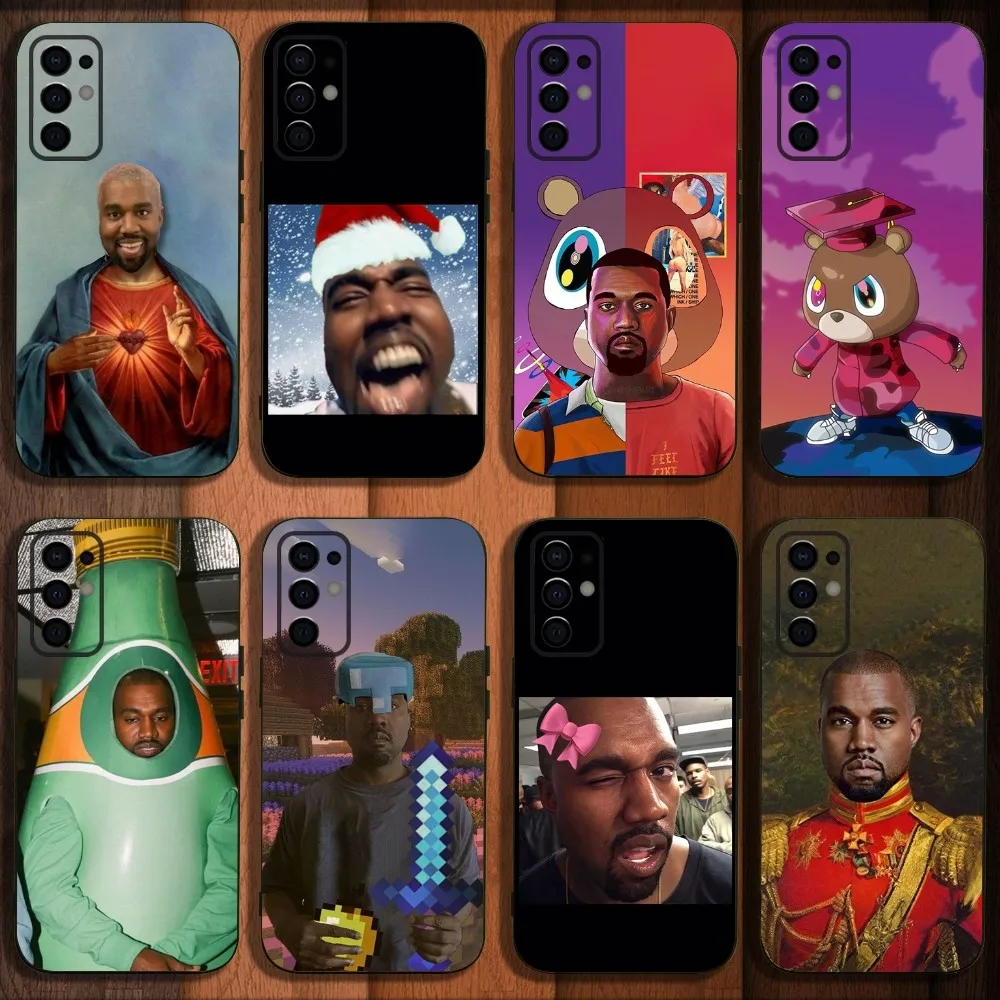 

Funny K-Kanye West Yee Phone Case For Samsung S24,S21,S22,S23,S30,Ultra,S20,Plus,Fe,Lite,Note,10,9,5G Black Soft Cover