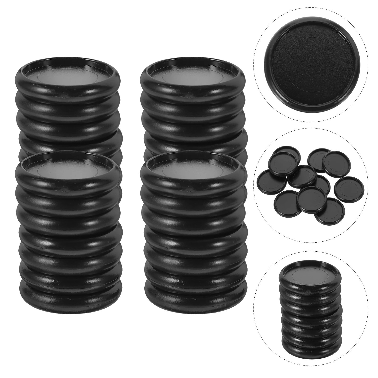 

44pcs Disc Binding Buckle Notebook Circle ABS Leaf Discbound Expander Office School Supplies Plastic Loose Leaf Ring