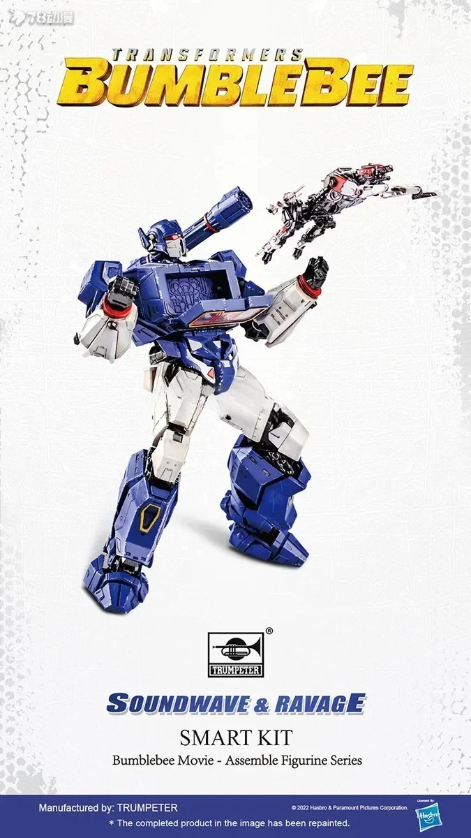 Disponibile Bumblebee Movie Soundwave & Ravage Kit modello in plastica assemblare statuette serie Action Collection Toy Gift