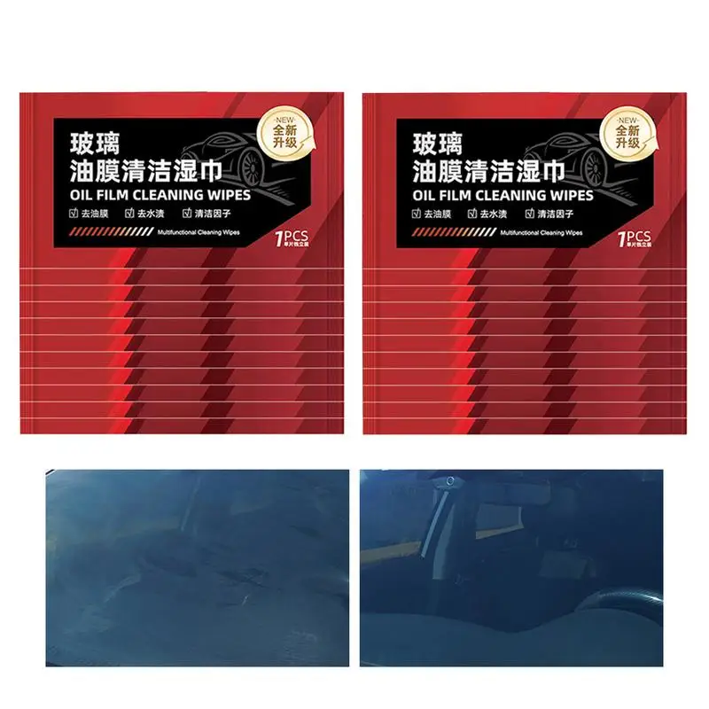 Windshield Oil Film Wipe 20X Automotive Windshield Glass Coating Effective Front Windshield Wipe Remover Automotive Glass