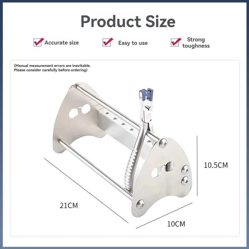 New Stainless Steel Eyeglass Tool Holder for Eyeglass Shops Tool Pliers, Screwdriver Pliers, Placement Rack, Tool Storage Box