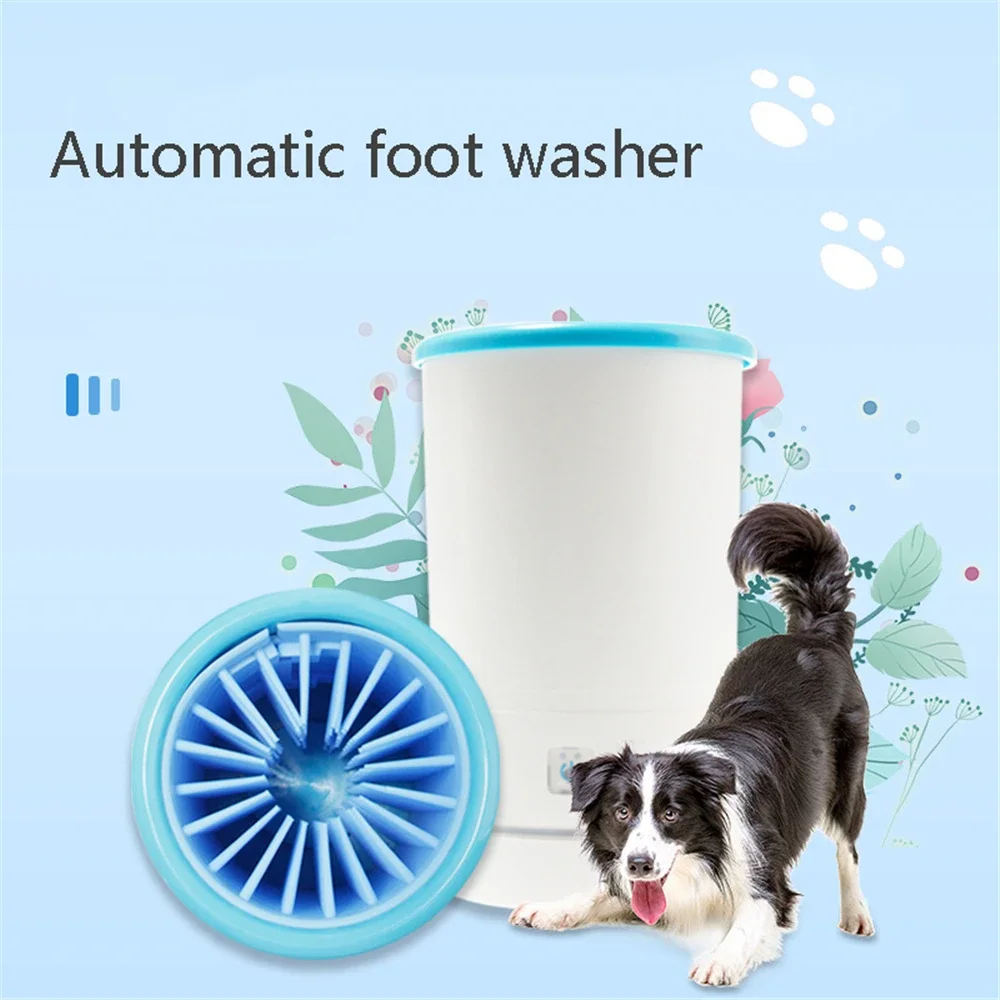 Imagem -02 - Automatic Low Noise pé Washer Copo de Limpeza Lavar Rapidamente Portátil Purificador Pata Limpador Pet Gato Cão Acessórios