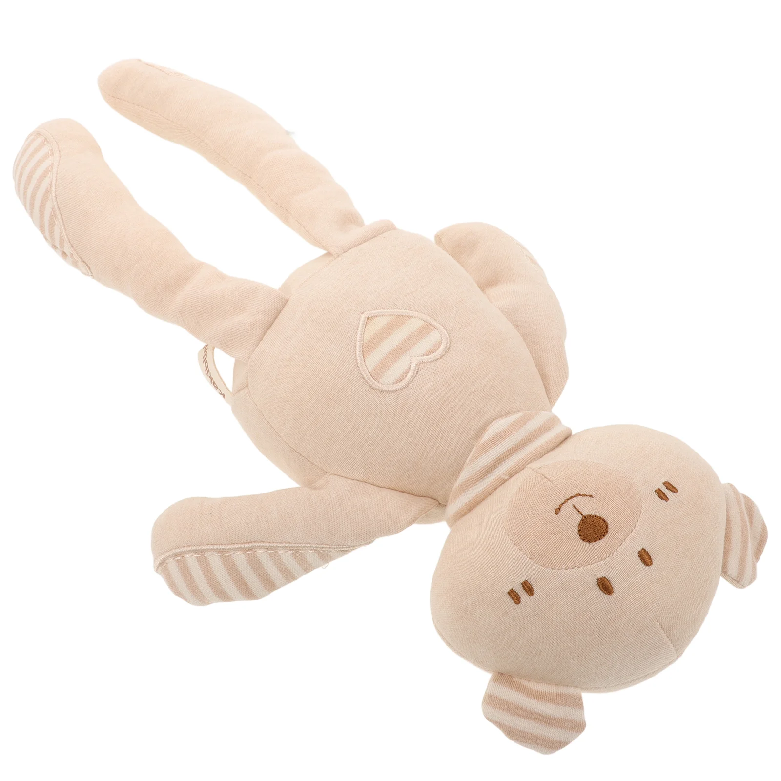 Ours en peluche en coton biologique pour bébé, jouets pour bébé, animal en peluche pour enfants, animaux beiges, voiture