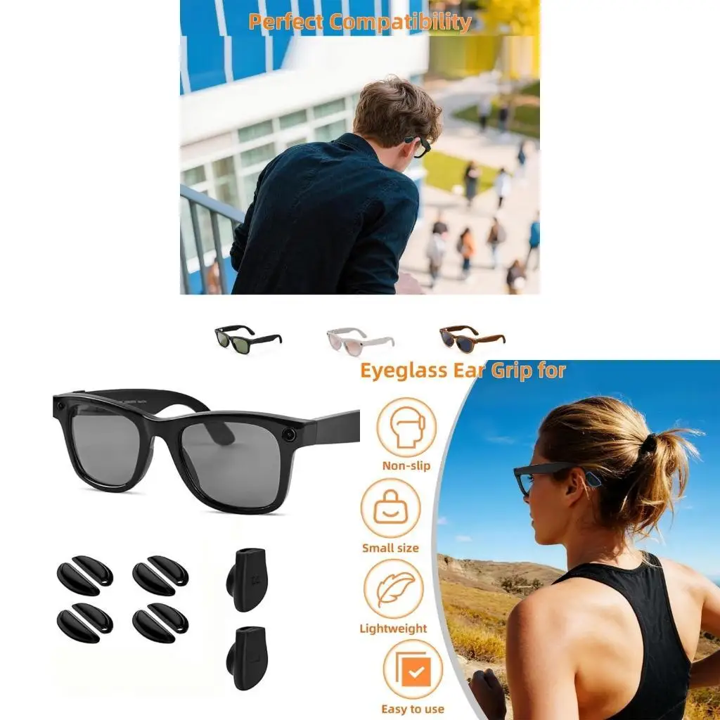 E1PF Glasses Replacement with Light Covers and Sound Guides for Care