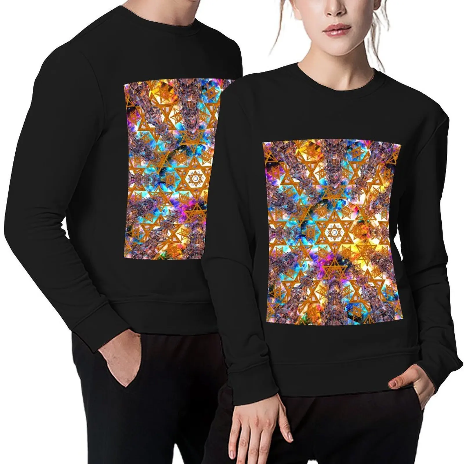 

Crystal Stargate Healing Room Pullover winter clothes autumn men's sweat-shirt hoody