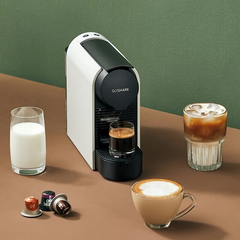 SCISHARE автоматическая мини-Капсульная кофемашина для Nespresso - S1104 кофеварка для дома и офиса