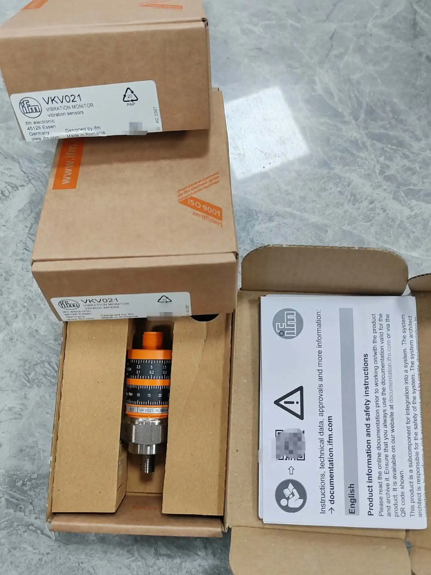 VKV021 Yifumen, Vibration Sensor With Intuitive Switch Point Setting, Brand New And Original