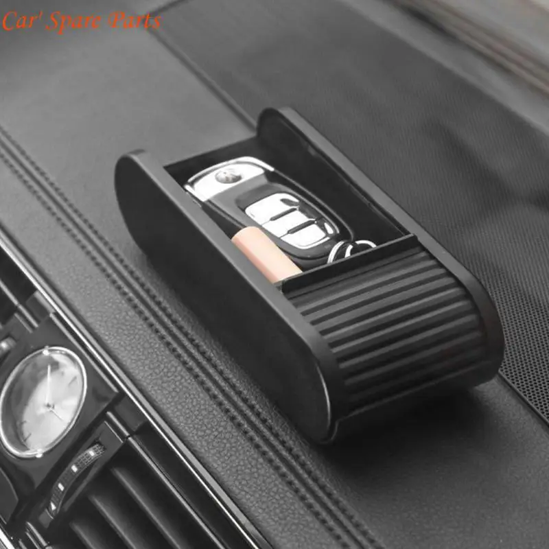 Y4UA صندوق منظم داخلي للسيارة صندوق تخزين وحدة التحكم مضاد للانزلاق لمعظم موديلات المركبات