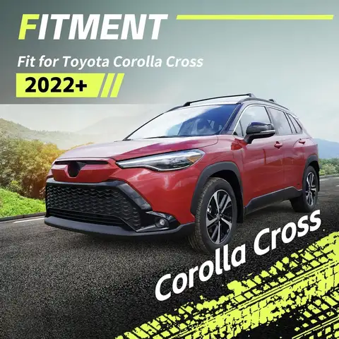 Portapacchi con barra trasversale da 220 libbre per Toyota Corolla Cross & Hybrid 2022 2023 2024