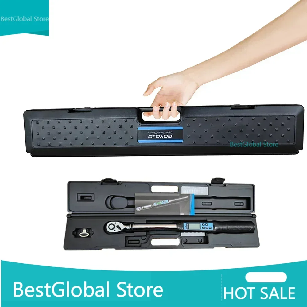 Digital Torque Wrench 130-340 N.m 2% Accuracy Preset & LED/Buzzer Alerts for Bike Motorcycles Automotive Wrench Tool