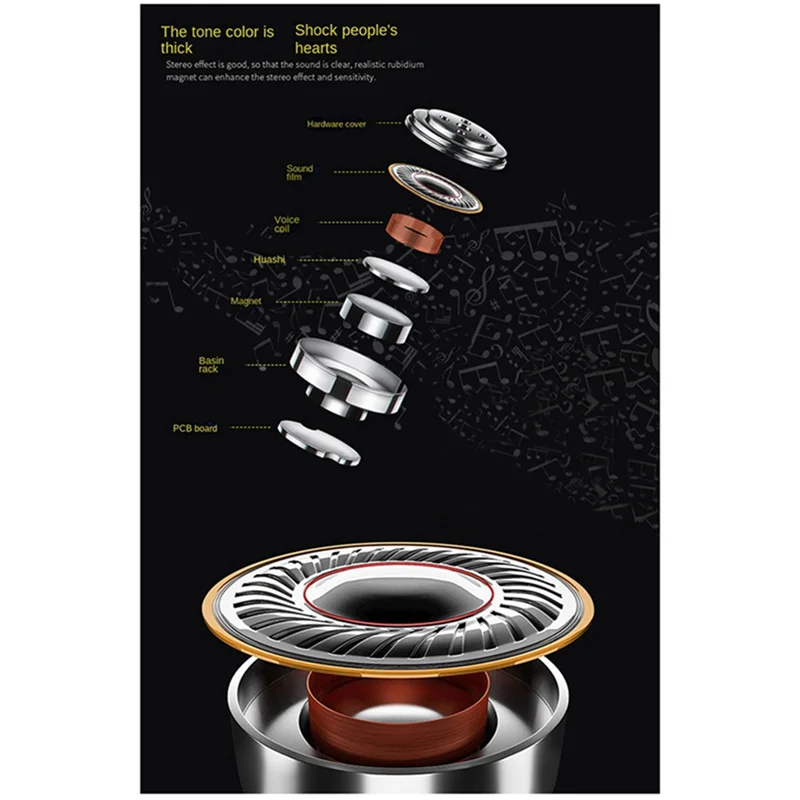 Speaker Headphone 10mm Speaker DIY, Speaker Headphone membran komposit Speaker Headphone Driver