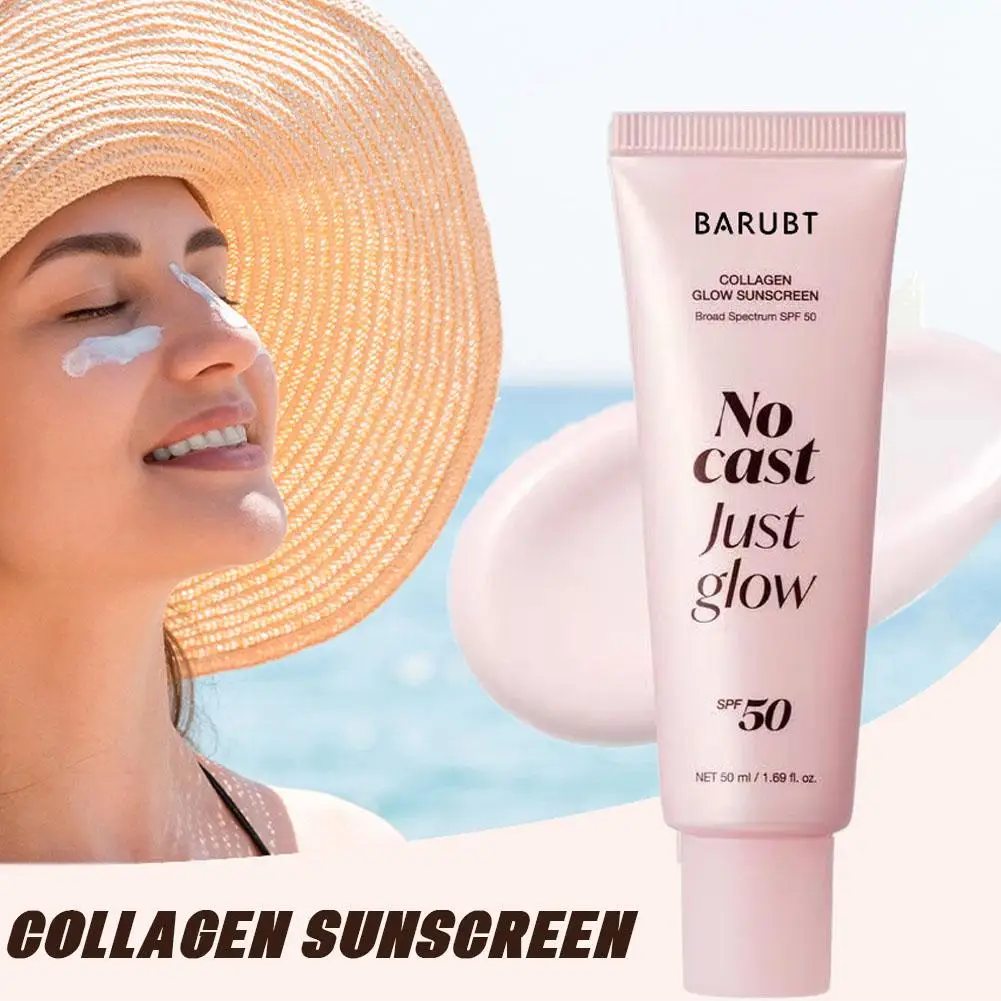 Collagen Whitening sunscreen UV protection sunscreen Non Greasy Makeup Primer Sunblock Friming Moisturizing Creams Hand Skin Car