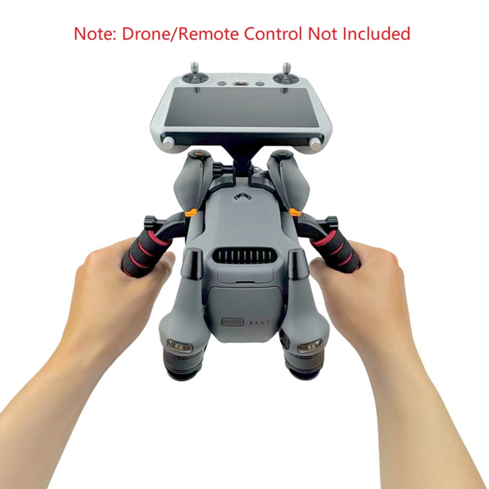 AA08-For DJI 4 Pro Dual Handle Handheld Gimbal Stabilizer Drone Repackage Expansion Bracket For DJI RC PRO 2 Parts