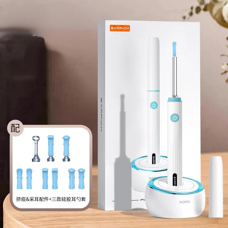 New Xiaomi Sunuo Smart Visual Ear Pick Cleaner 3.5mm Luminous Endoscope Portable Ear Cleaning Tool HD Otoscope Ear Picking Spoon