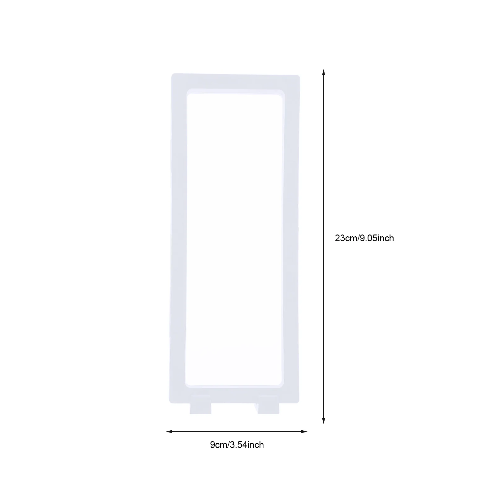 6Sets Transparent Floating Jewelry Display Boxes Durable Ring Storage Organizer Case Stand for Jewelry
