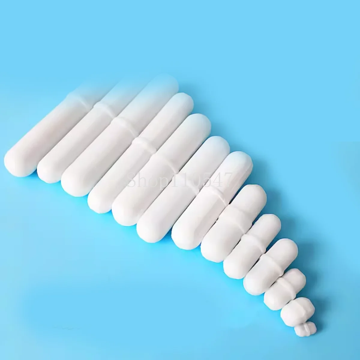 Type B Dia φ3 - 10.5mm Magnetic Stirrer Bar PTFE Magnetic Stirrer Mixer Stir Bars No Burrs Laboratory Experiment Length 6 -100mm