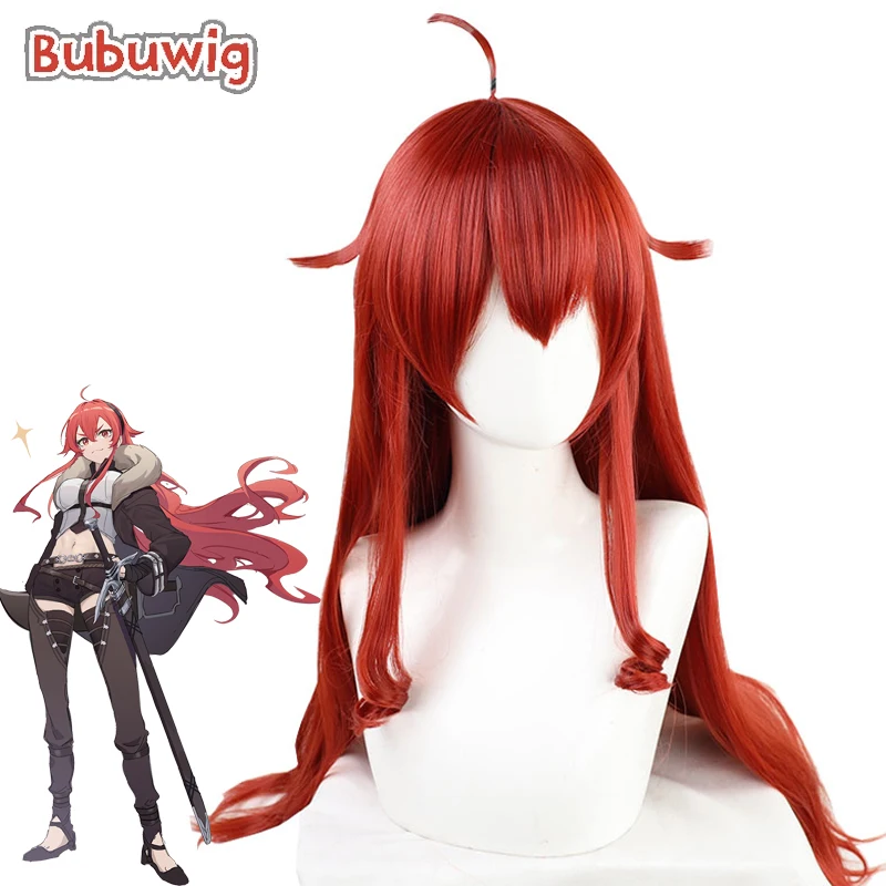 

Bubuwig Synthetic Hair Eris Boreas Greyrat Cosplay Wigs Mushoku Tensei 80cm Women Long Straight Red Party Wig Heat Resistant