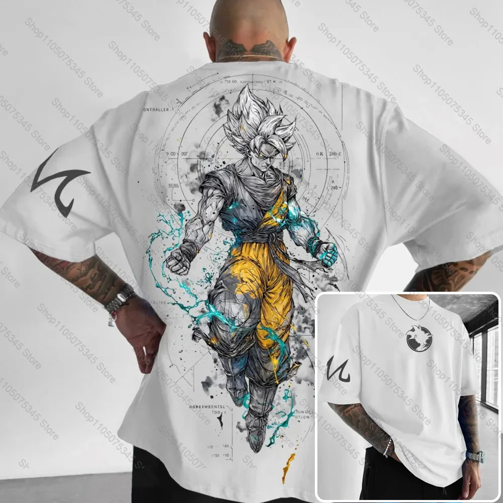DRAGON BALL Goku sweat à capuche kaki hommes femmes personnage d'anime imprimé pull avec conception de manches Kanji japonais et Logo de poitrine décontracté |