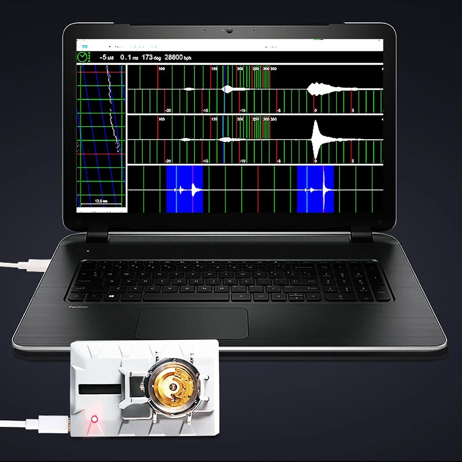 Watch Timegrapher Tester TGBC With OTG Adapter Mechanical Watch Calibration Detection Watchmakers Repair Tool Used With PC Phone