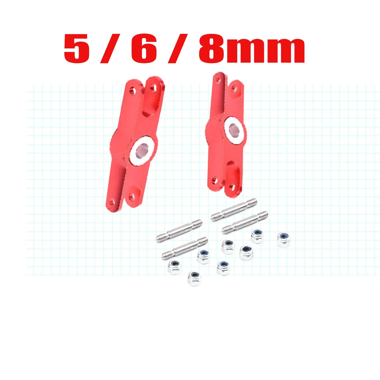 1PCS 5MM/6MM/8MM Props Adapter Thread Blade Shaft Folding Propeller Clip for RC Airplane Racing Drone Fixed-wing DIY Accessorie