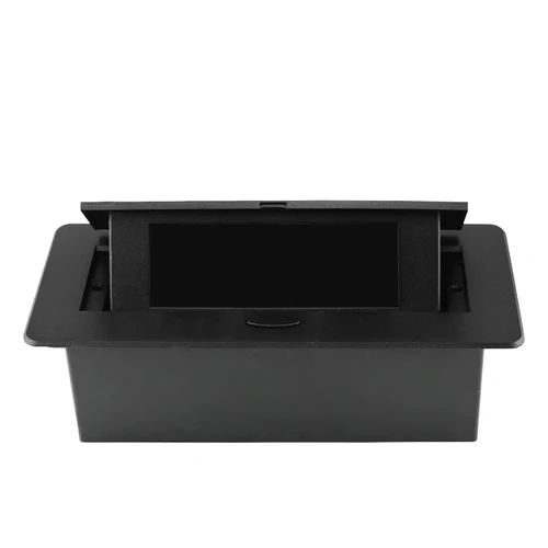 Imagen 2 del producto Toma de escritorio DIY, toma de escritorio oculta emergente con enchufe multifuncional, módulo estándar universal opcional negro