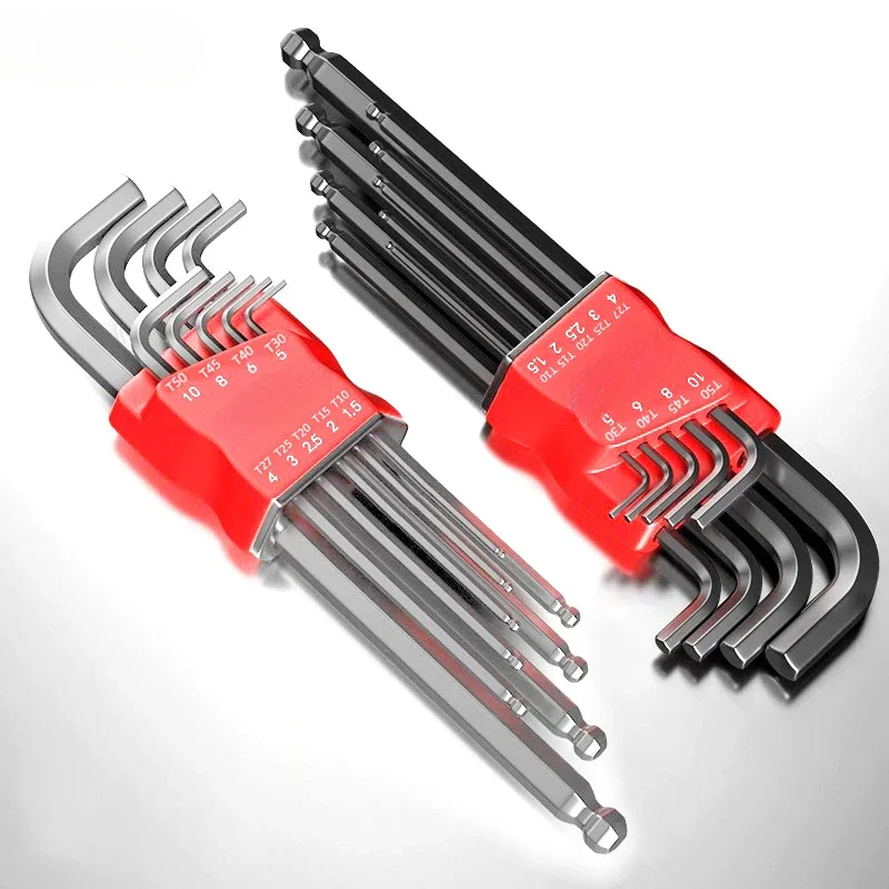 Allen Key Set,Allen Hex Wrench Screwdriver Set With Sleev Universal Torque Long Metric,for Motorcycles, Bicycles