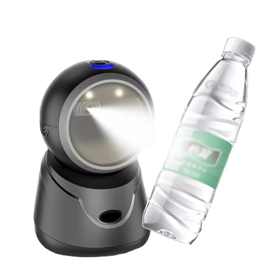 Picture 4: 1D 2D Barcode Scanner Desktop Supermarket USB QR Code Reader Wired Automatic Sensing Data Matrix EAN UPC Reading Decoder