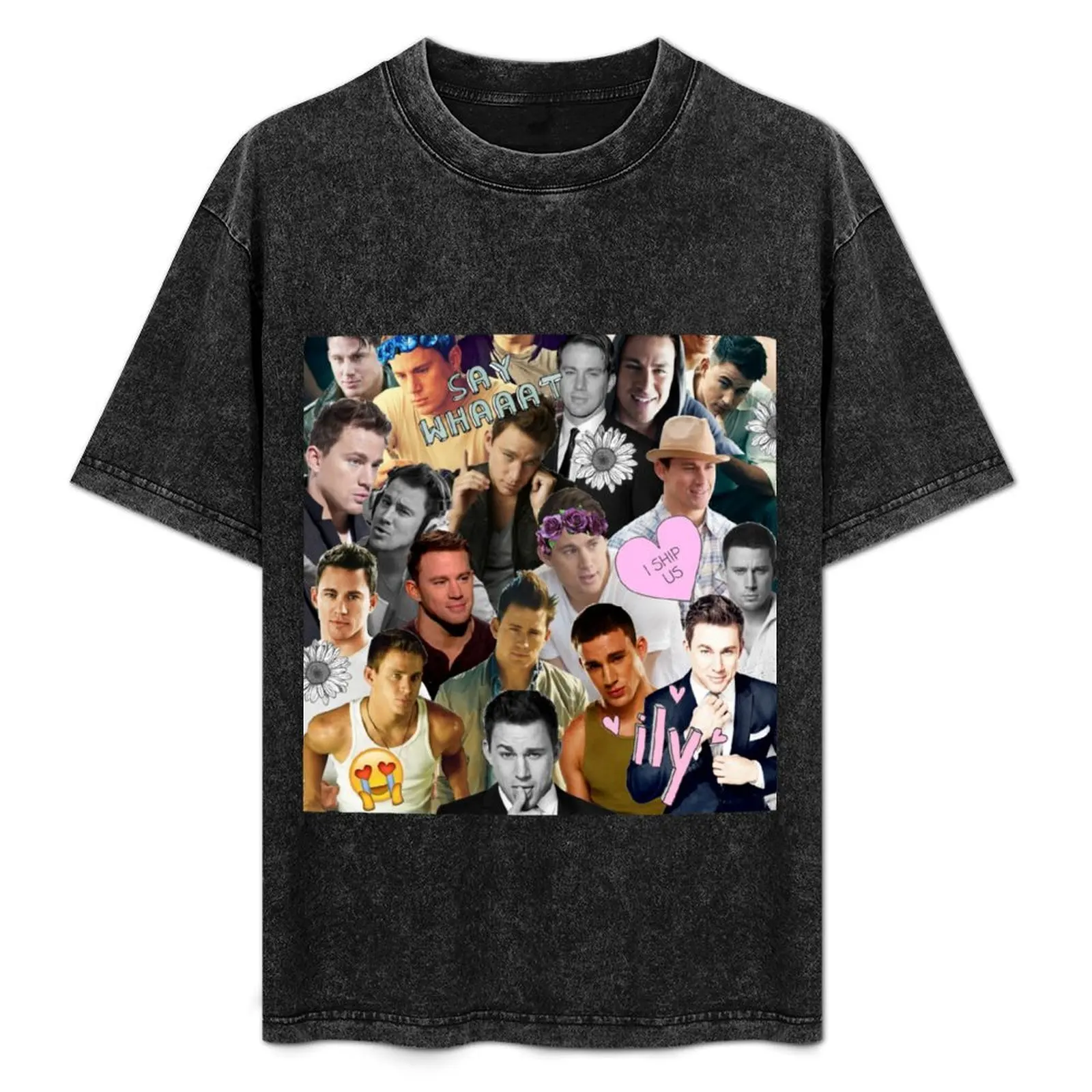 

Channing Tatum Collage T-Shirt Streetwear Print Tee Shirt