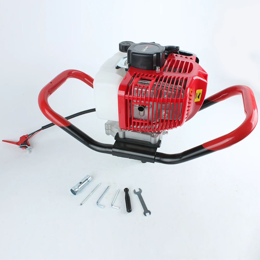 

Two Stroke Turbine Ground Drilling Gas Digging Machine Greenhouse Land Punching Fertilization Hole Planter Digging Machine