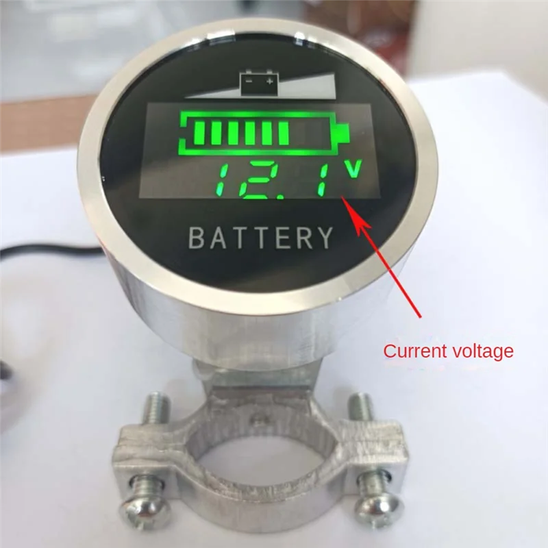 AC56-DC6-120V Lead Acid Battery Capacity Indicator LED Digital Voltmeter Voltage Meter 48V