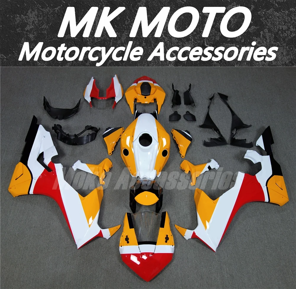 

Motorcycle Fairings Kit Fit For Cbr1000rr 2017 2018 2019 Bodywork Set High Quality ABS Injection New Red White Orange -2