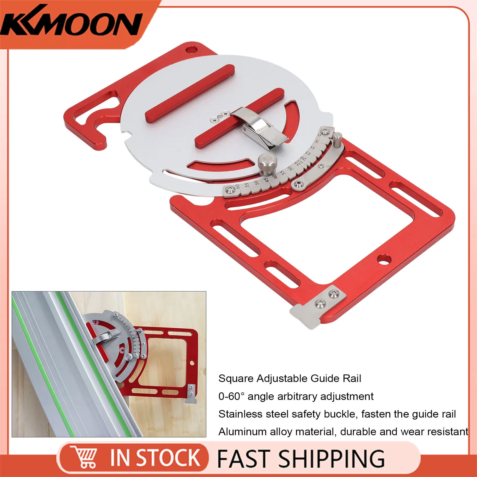 

Metal Square Guide Rail Adjustable Electric Saw Track Rail for Woodworking Circular Saw