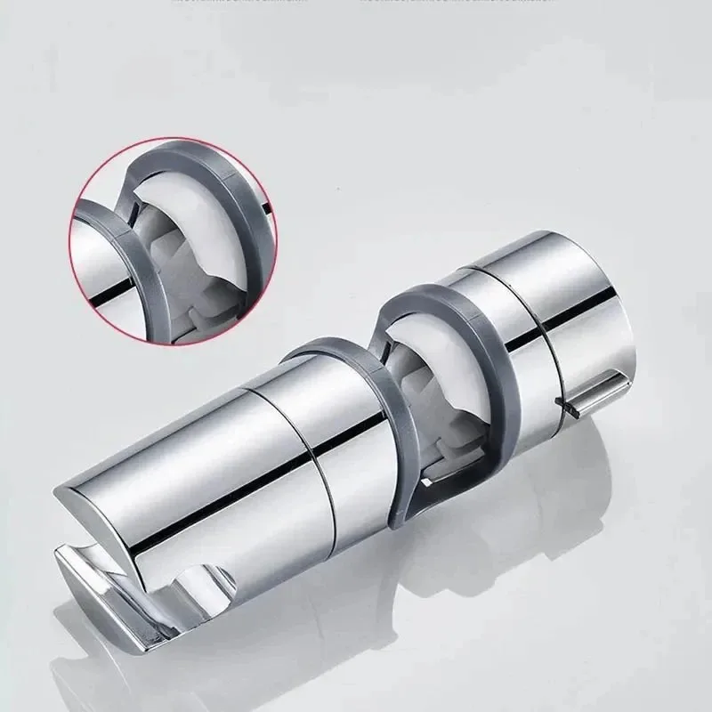 ユニバーサルシャワーヘッドホルダー調整可能な 18 〜 25 ミリメートル ABS クロームシャワーレールホルダー浴室付属品シャワー取付ブラケット Univ