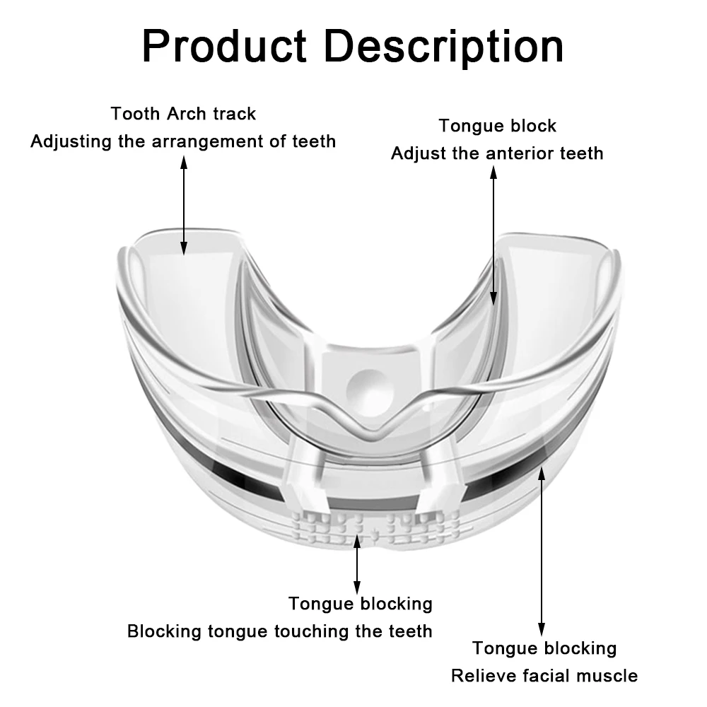 3 Stages Dental Orthodontic Teeth Corrector Braces Invisible Tooth Retainer Straighten Tools Adult Tooth Protection Braces Care