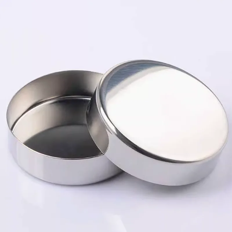 Stainless steel Petri dish Bacterial tissue culture dish high temperature autoclave corrosion resistance φ50-200mm